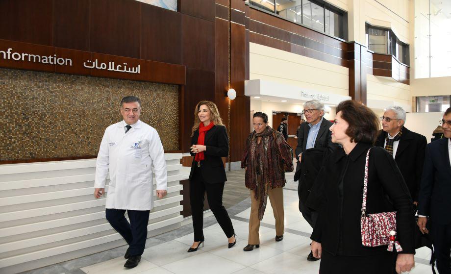 زيارة سمو الأميرة غيداء طلال وسمو الأميرة زهرة آغا خان لأطفال المركز