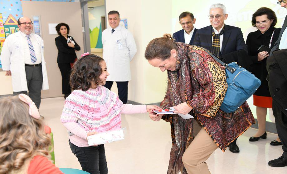 زيارة سمو الأميرة غيداء طلال وسمو الأميرة زهرة آغا خان لأطفال المركز