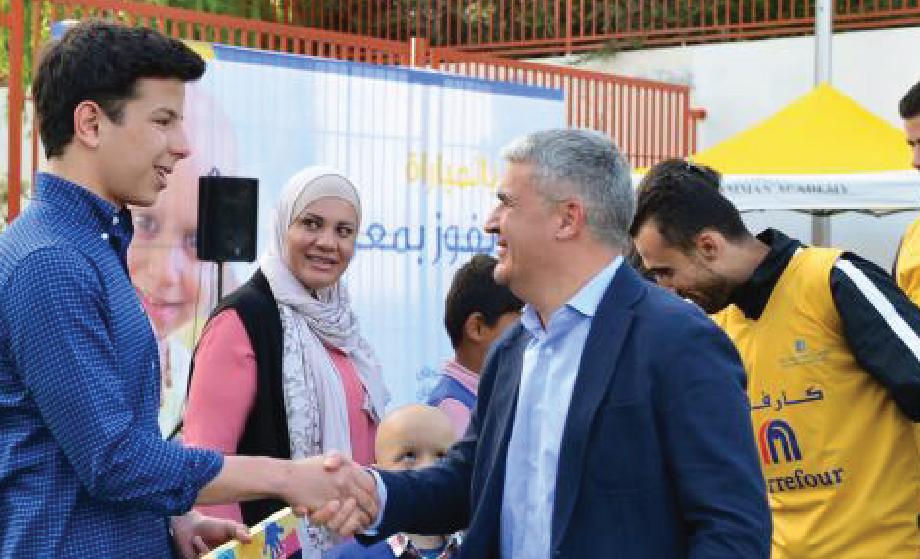 سمو الأمير حسين بن طلال يرعى حفل إطلاق بطولة هدف من أجل الحياة لكرة القدم 