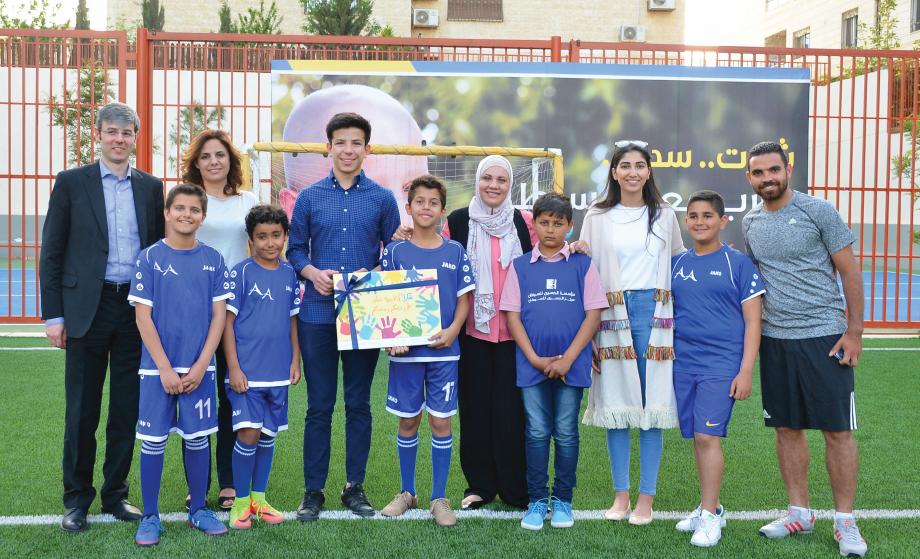 سمو الأمير حسين بن طلال يرعى حفل إطلاق بطولة هدف من أجل الحياة لكرة القدم 