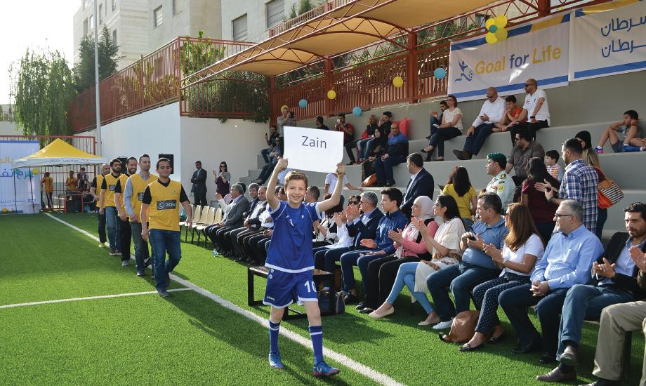 سمو الأمير حسين بن طلال يرعى حفل إطلاق بطولة هدف من أجل الحياة لكرة القدم 