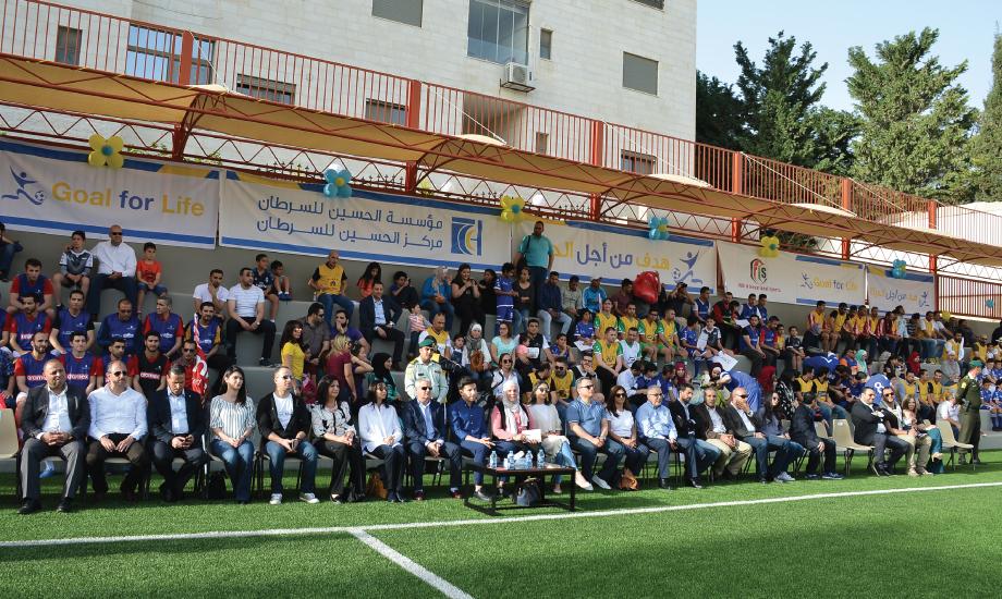 سمو الأمير حسين بن طلال يرعى حفل إطلاق بطولة هدف من أجل الحياة لكرة القدم 