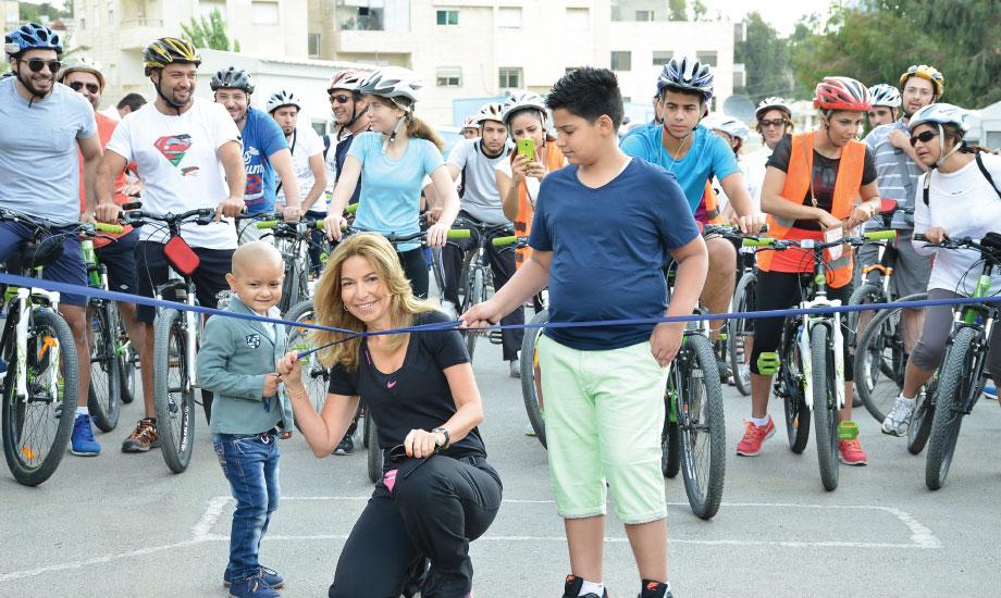HRH Princess Ghida Talal Launches the Cycle for Hope Event