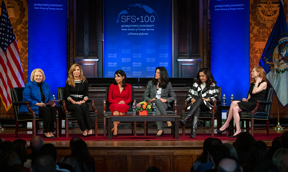 HRH Princess Ghida Talal Participates in Georgetown University Anniversary Celebration