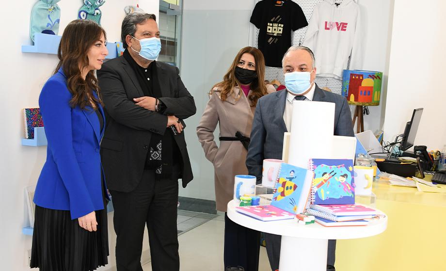 The Lebanese Poet and TV Host Zahi Wehbe Visits KHCC