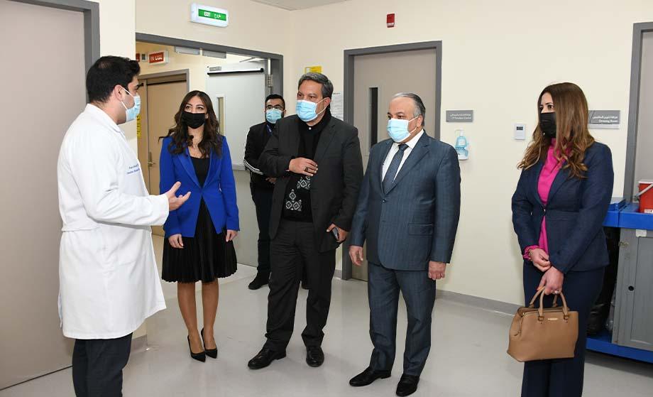 The Lebanese Poet and TV Host Zahi Wehbe Visits KHCC