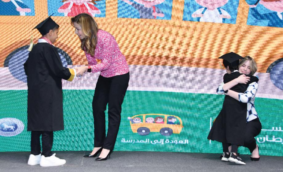 Princess Ghida Talal Graduates 100 Students from “Back-to-School” Program