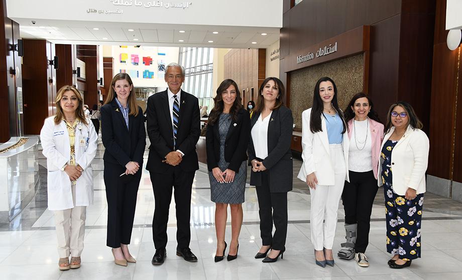 زيارة الرئيس التنفيذي لمستشفى سانت جود لأبحاث سرطانات الأطفال، ريتشارد شدياق