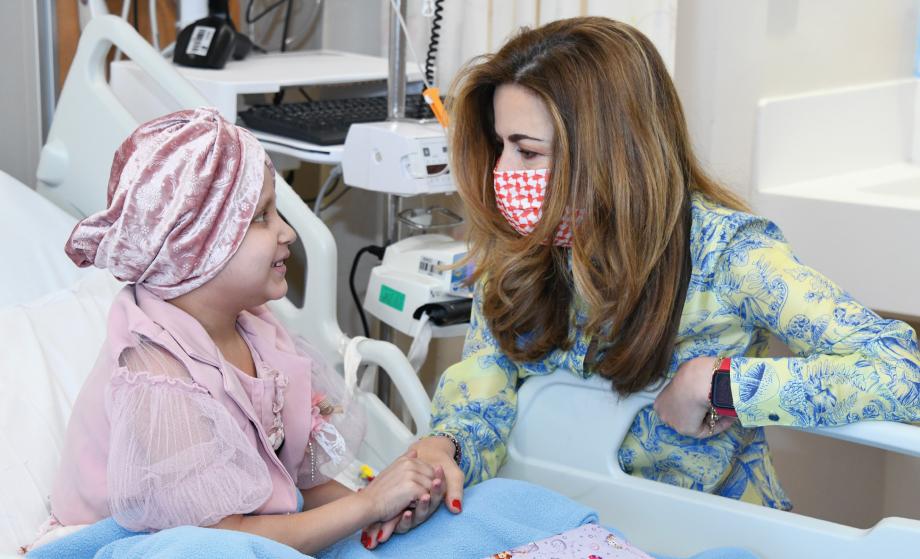 الأميرة غيداء طلال والأمير محمد بن طلال يحتفلان بعيد الأضحى مع أطفال المركز