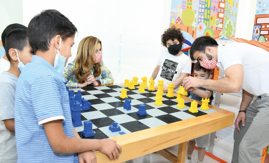 الأميرة غيداء طلال والأمير محمد بن طلال يحتفلان بعيد الأضحى مع أطفال المركز