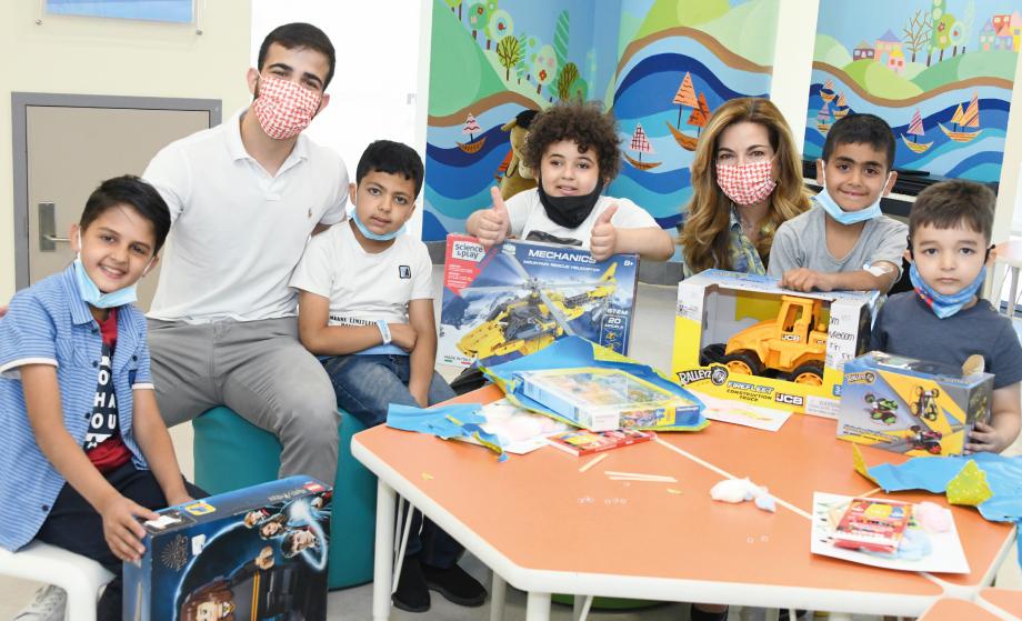 الأميرة غيداء طلال والأمير محمد بن طلال يحتفلان بعيد الأضحى مع أطفال المركز