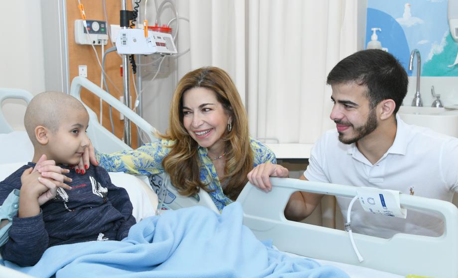 الأميرة غيداء طلال والأمير محمد بن طلال يحتفلان بعيد الأضحى مع أطفال المركز