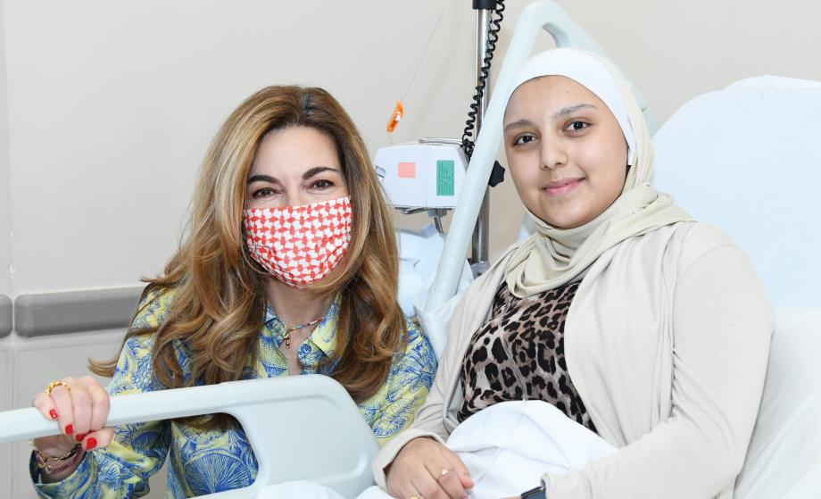 الأميرة غيداء طلال والأمير محمد بن طلال يحتفلان بعيد الأضحى مع أطفال المركز