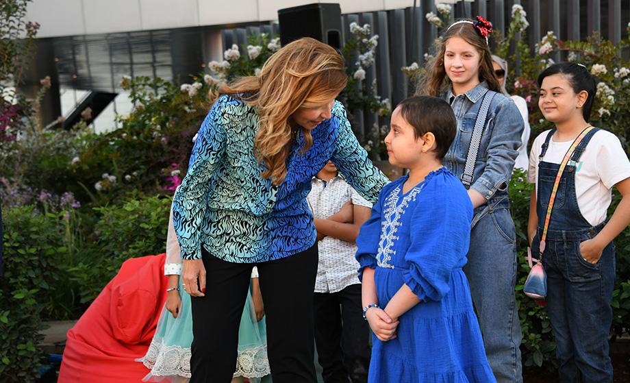 Princess Ghida Talal Inaugurates the KHCC Healing Garden