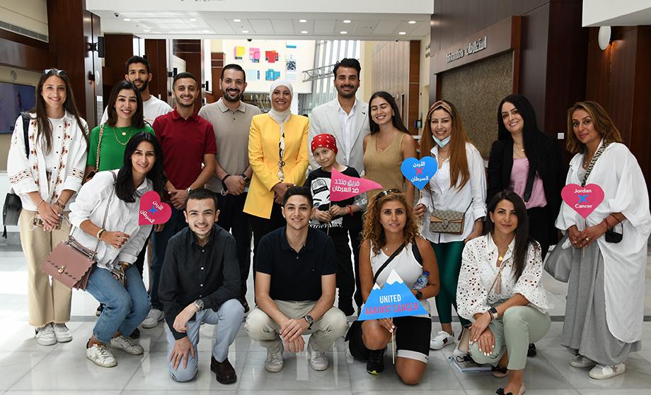 لقاء مع المؤثرين المشاركين في مبادرة الأردن ضد السرطان