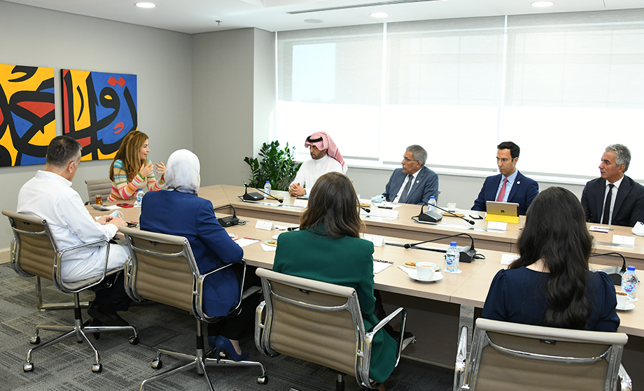 سمو الأميرة غيداء طلال تجتمع بصندوق أوبك للتنمية