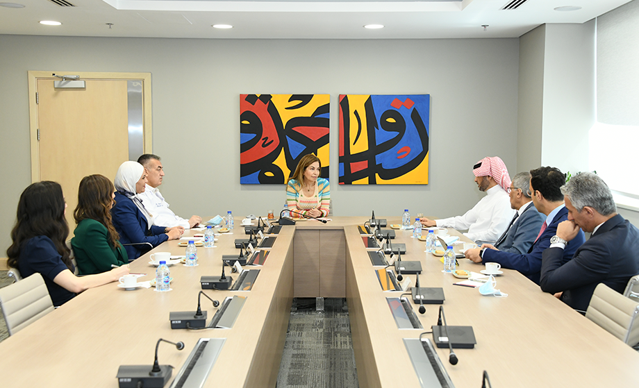 سمو الأميرة غيداء طلال تجتمع بصندوق أوبك للتنمية