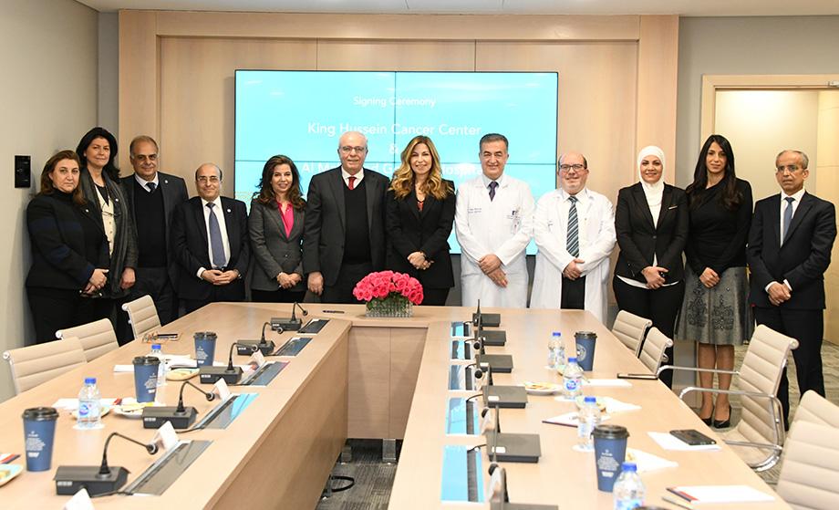 الأميرة غيداء طلال توقع اتفاقية مع مستشفى المقاصد الخيرية الإسلامية 