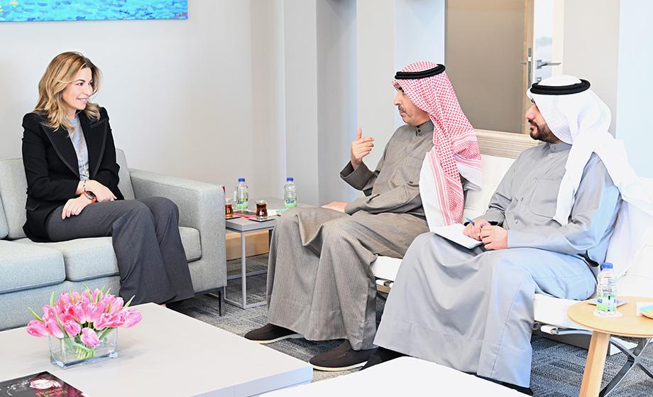  زيارة سعادة سفير دولة الكويت السيد حمد بن راشد المري إلى مركز الحسين للسرطان 