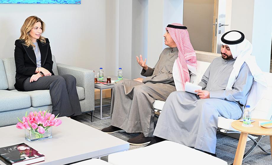  زيارة سعادة سفير دولة الكويت السيد حمد بن راشد المري إلى مركز الحسين للسرطان 
