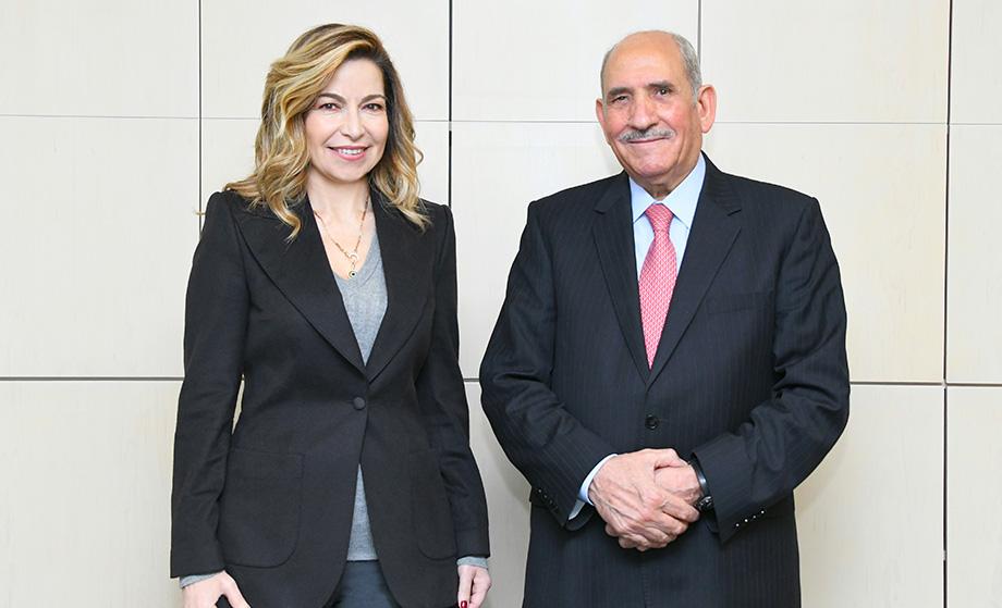 HRH Princess Ghida Talal Meets With The Jordan Phosphate Mines Company 
