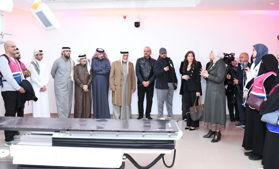 زيارة قطر الخيرية إلى مركز الحسين للسرطان