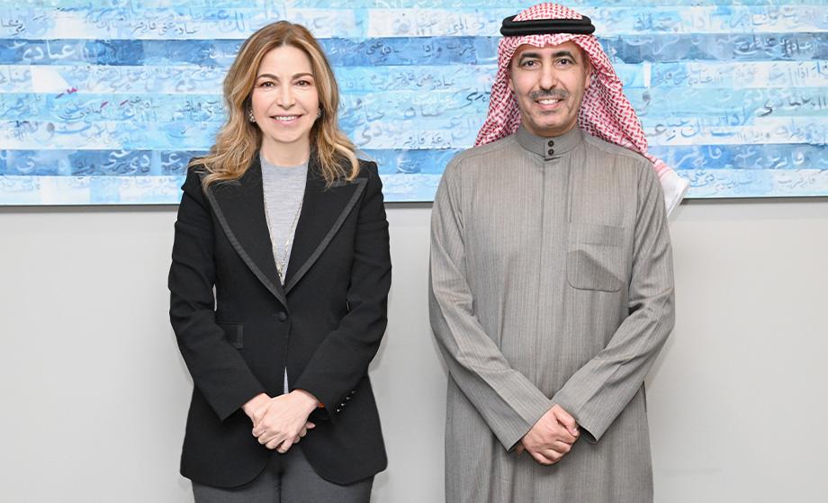  زيارة سعادة سفير دولة الكويت السيد حمد بن راشد المري إلى مركز الحسين للسرطان 