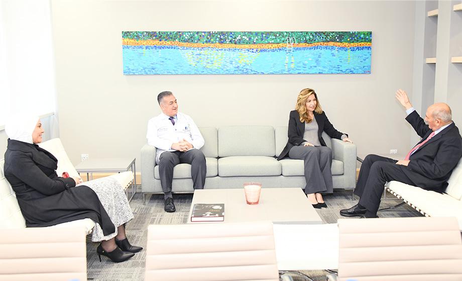 HRH Princess Ghida Talal Meets With The Jordan Phosphate Mines Company 