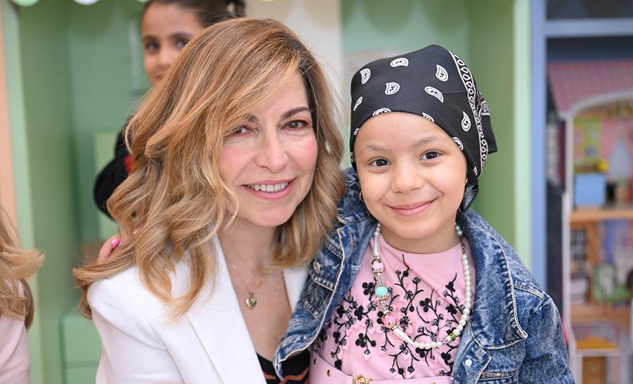 لحظات ممتعة لسمو الأميرة غيداء طلال مع أطفال المركز