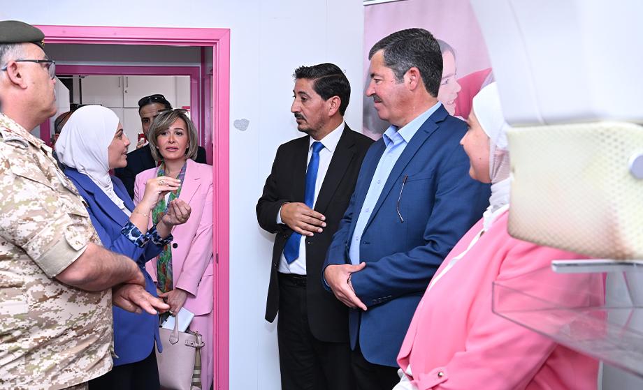 Inauguration of a Mobile Mammogram Unit in Karak Governorate 