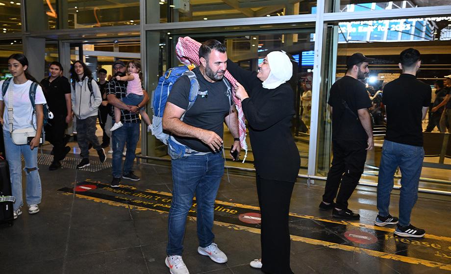 عودة فريق مبادرة الجبال السبعة من رحلتهم