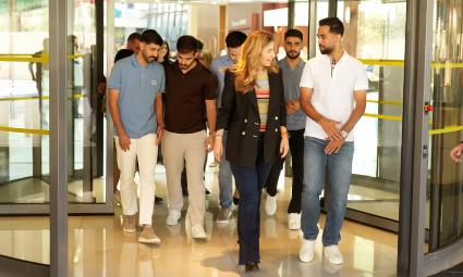 National Football Team Players Visit KHCC