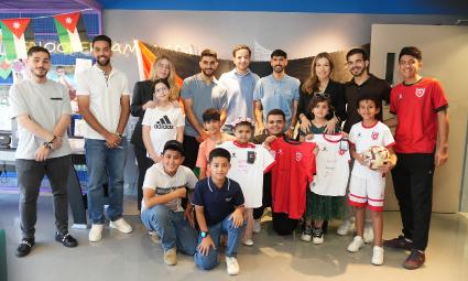 National Football Team Players Visit KHCC