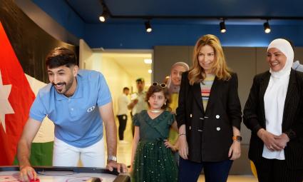 National Football Team Players Visit KHCC