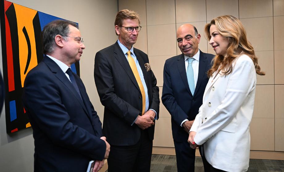 Welcoming the EU Ambassador and a Group of European Ambassadors at KHCC