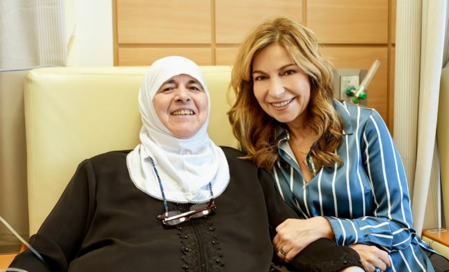 زيارة سمو الأميرة غيداء طلال لمرضى المركز