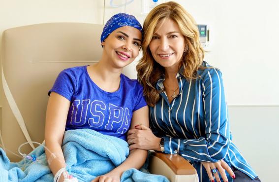 HRH Princess Ghida Talal Visits KHCC Patients 