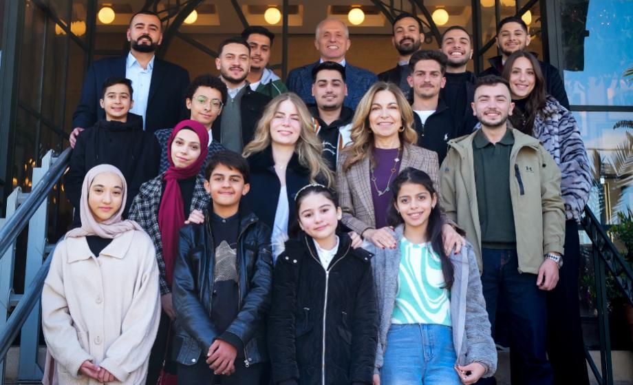 HRH Princess Ghida and Mr. Sharif Said Meeting with KHCC Patients 