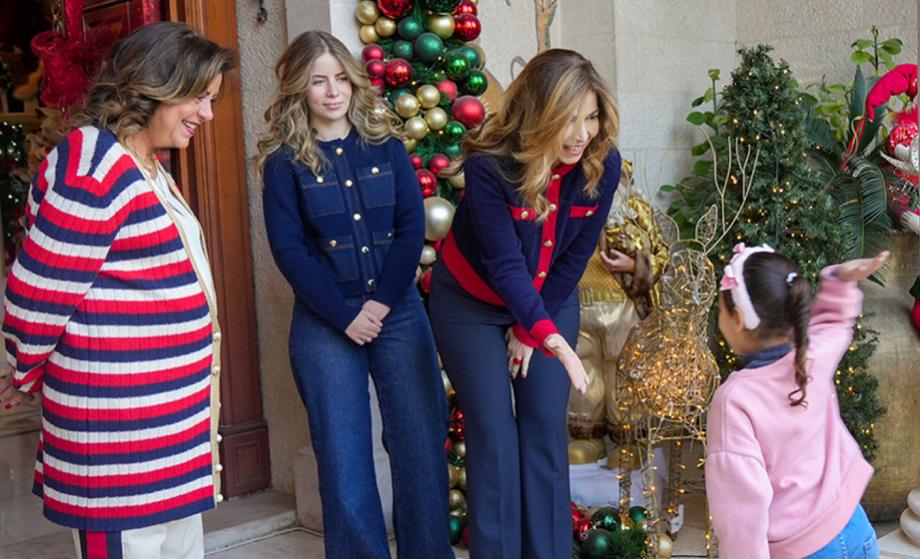 السيدة تيماء خوري قعوار عضو مجلس أمناء مؤسسة ومركز الحسين للسرطان تستضيف أطفال مركز الحسين للسرطان