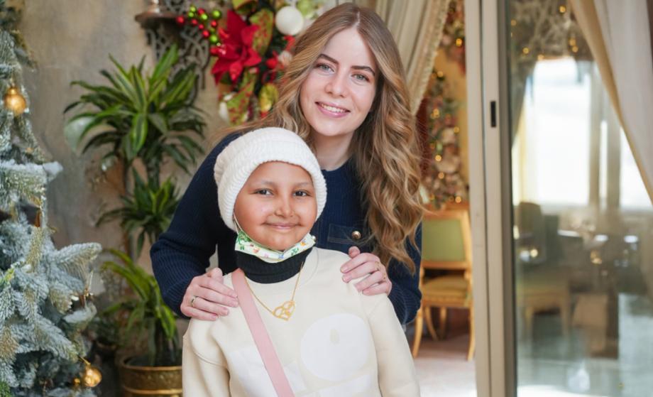 السيدة تيماء خوري قعوار عضو مجلس أمناء مؤسسة ومركز الحسين للسرطان تستضيف أطفال مركز الحسين للسرطان