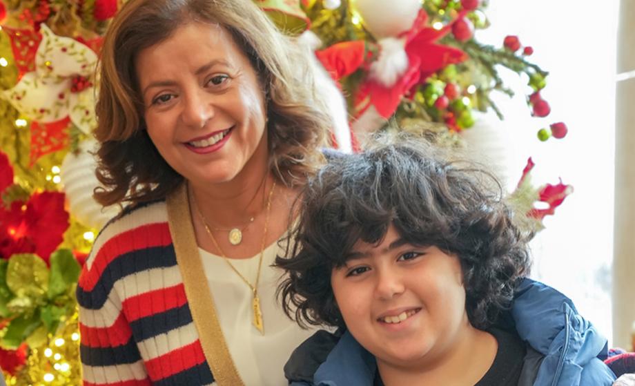 السيدة تيماء خوري قعوار عضو مجلس أمناء مؤسسة ومركز الحسين للسرطان تستضيف أطفال مركز الحسين للسرطان