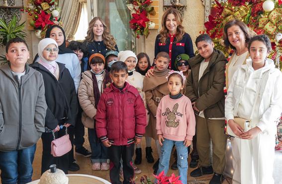 Board Member Mrs. Taima Khoury Kawar Hosts the Children of KHCC