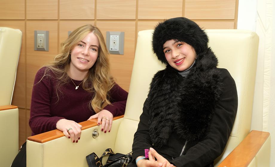 Princess Ghida Talal & Princess Rajaa bint Talal Visit KHCC’s Chemotherapy Patients