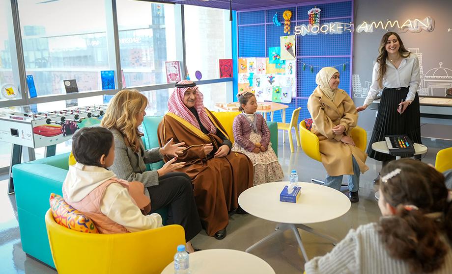Ambassador of Saudi Arabia to Jordan, HRH Prince Mansour bin Khalid bin Farhan Al Saud Visit to KHCC