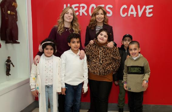 Princess Ghida Talal & Princess Rajaa’s Visit to Cancer Patients