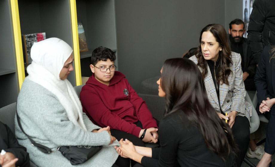 سموّ الأميرة غيداء طلال تستقبل وفدا من منظّمة الصحة العالميّة برفقة الأمراء هاري وميجان دوق ودوقة ساسكس