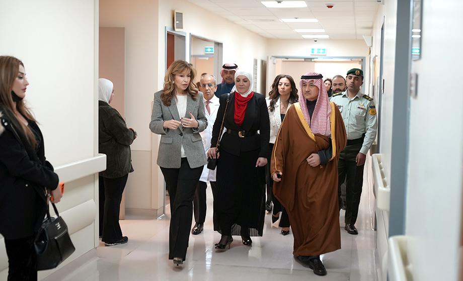 Ambassador of Saudi Arabia to Jordan, HRH Prince Mansour bin Khalid bin Farhan Al Saud Visit to KHCC