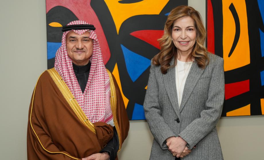 زيارة سموّ الأمير منصور بن خالد بن فرحان آل سعود، سفير خادم الحرمين الشريفين، إلى مركز الحسين للسرطان