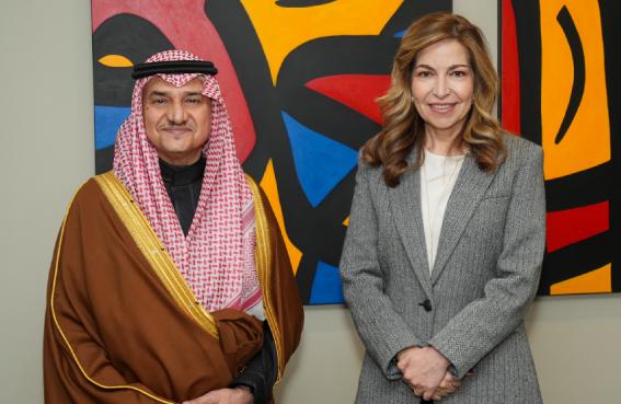 Ambassador of Saudi Arabia to Jordan, HRH Prince Mansour bin Khalid bin Farhan Al Saud Visit to KHCC