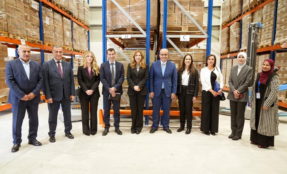 Under the Patronage of Princess Ghida Talal The Inauguration of the Central Region Medical Warehouses